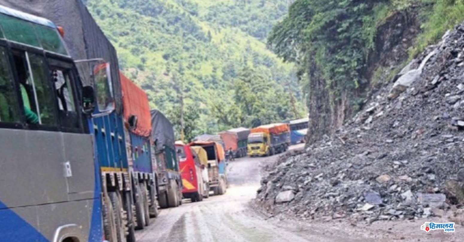 NarayangarhButwal road expansion sees dismal progress Himalaya Times