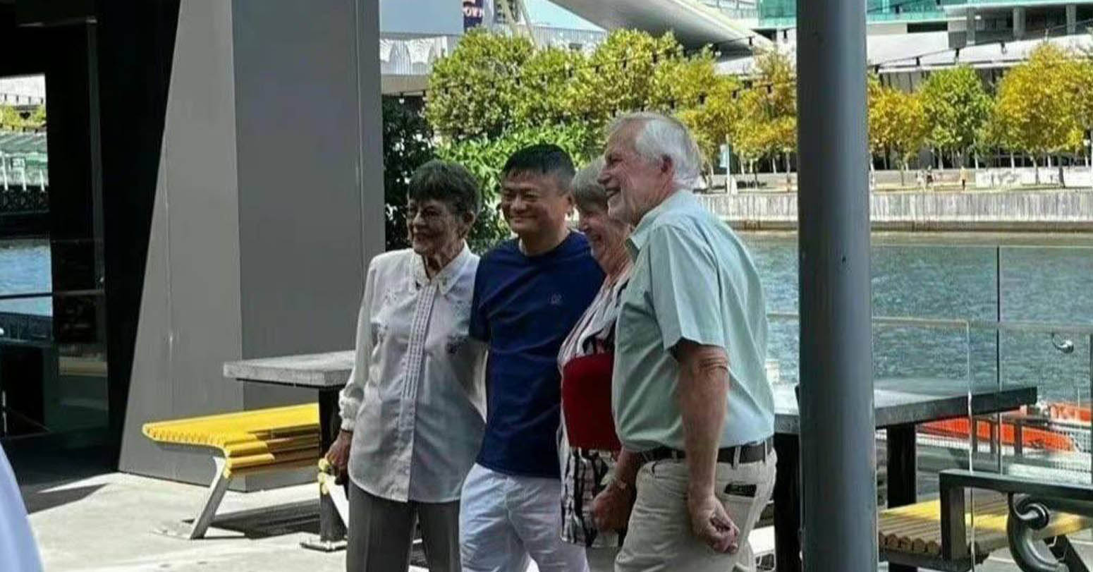 Billionaire Jack Ma spotted in Australia