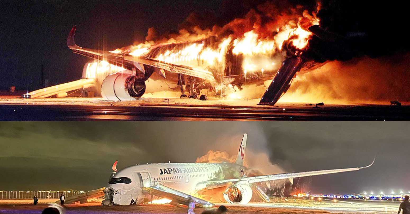 5 Killed In Plane Collision At Japan Airport