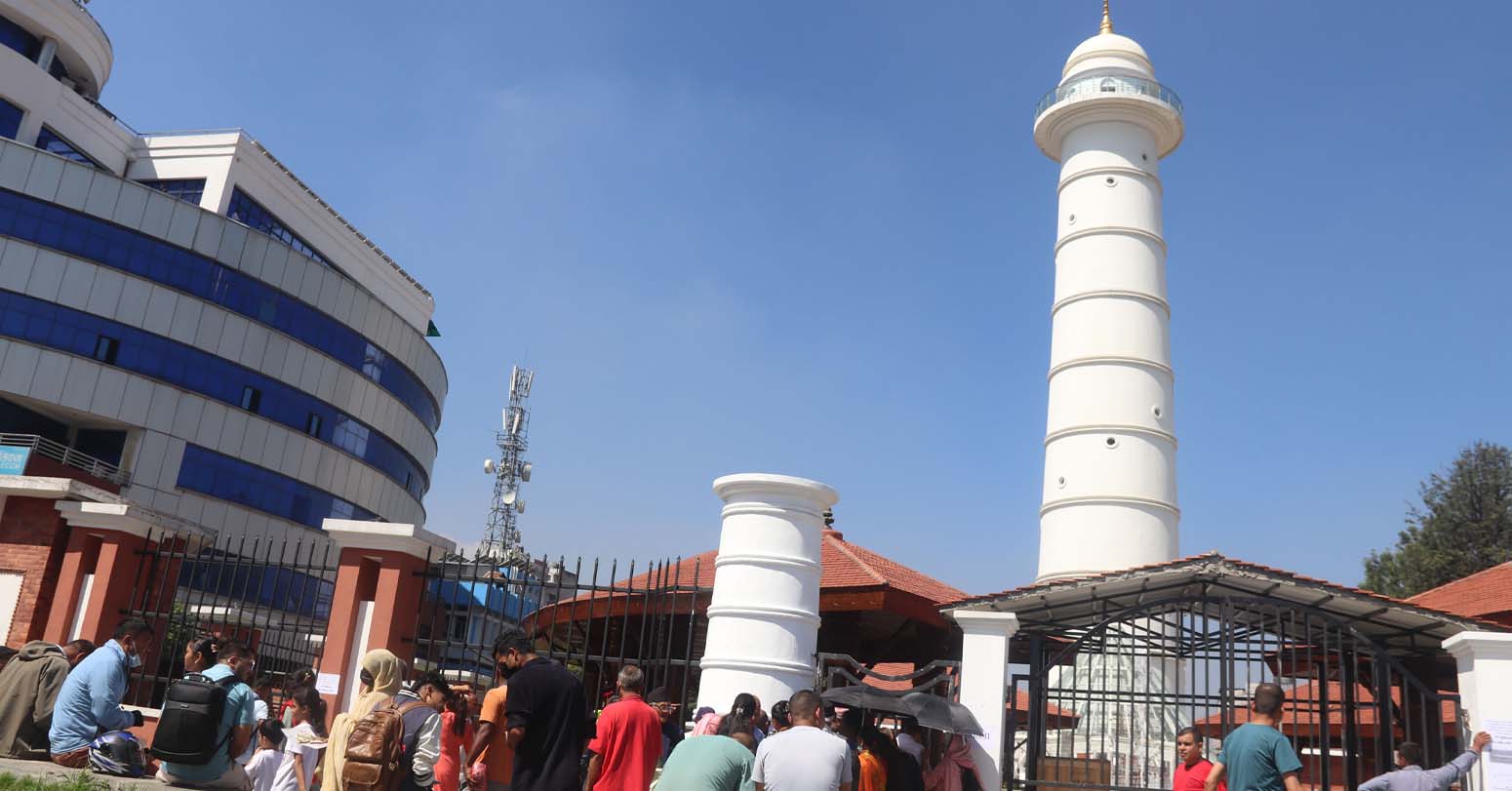 Dharahara Opens To Public From Today, Thousands Climb To The Top In A Single Day