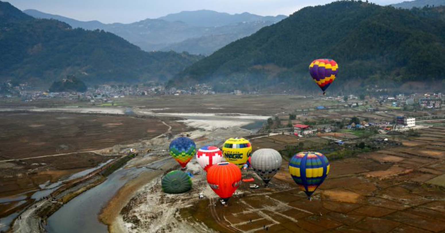 Nepal Hosts Hot Air Balloon Festival