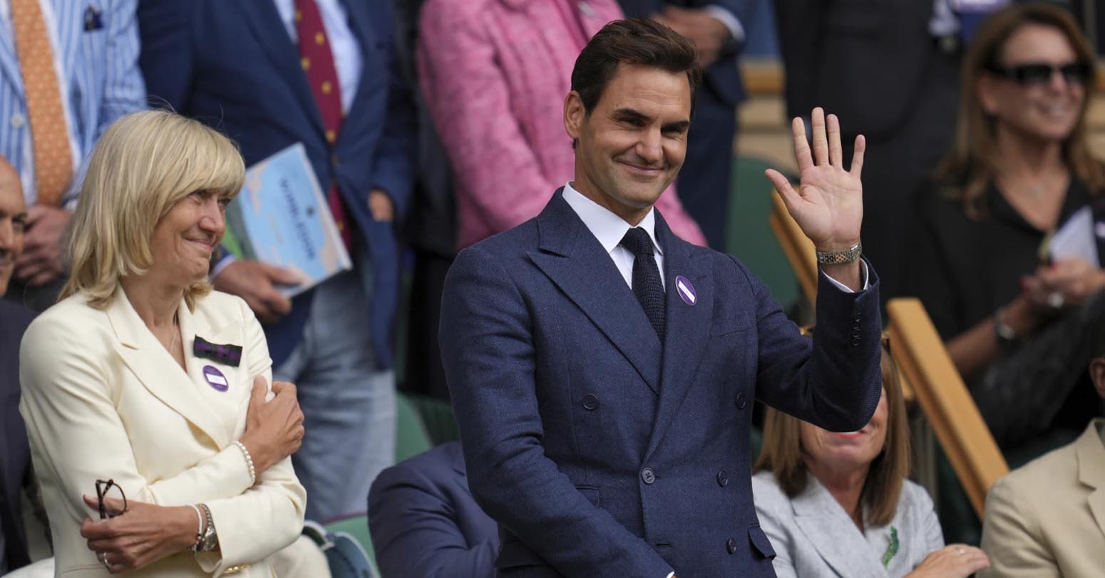 Roger Federer Sits In Wimbledon’s Royal Box To Watch Rival Novak Djokovic Win