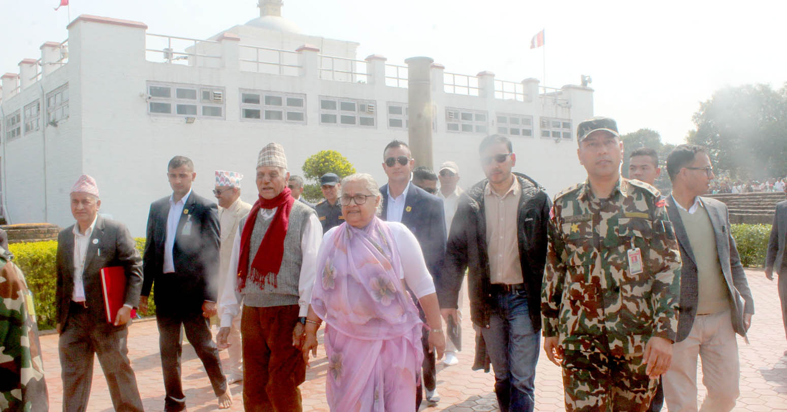 PM Karki Visits Lumbini, Directs For Full Preparations To Ensure Election Will Conclude Impartially, Peacefully