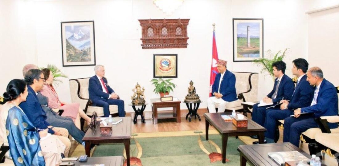 US Assistant Secretary Kapur Pays Courtesy Call On Foreign Minister Khanal