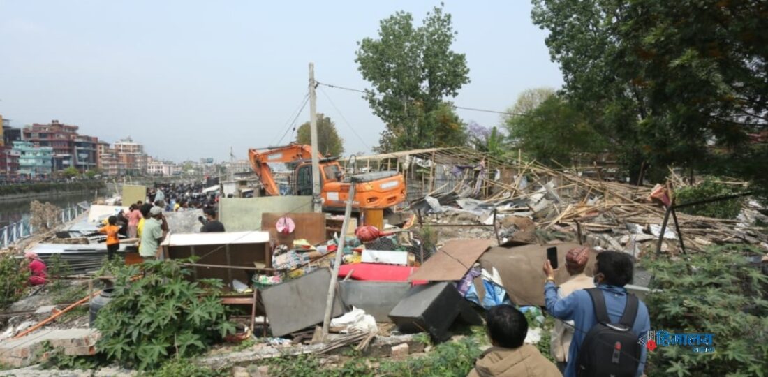 Unorganised Settlement Cleared In Thapathali