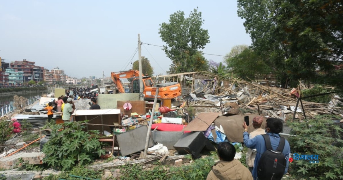 Unorganised Settlement Cleared In Thapathali