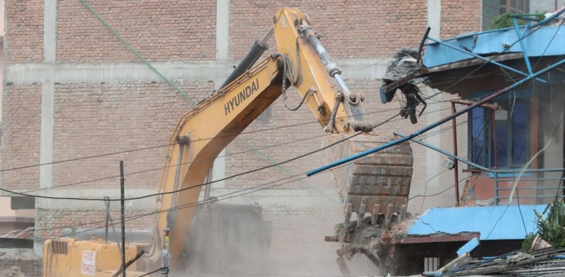 Encroached Settlements Being Cleared In Swayambhu, Balaju And Devinagar