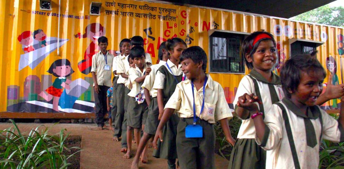 India Flyover School Offers Lifeline To Street Children