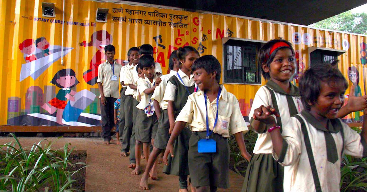 India Flyover School Offers Lifeline To Street Children