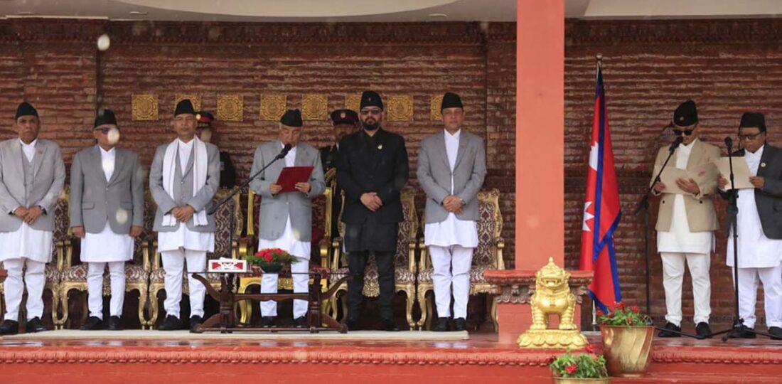 Cabinet Expansion: Sudhan Gurung, Mahabir Pun Sworn In
