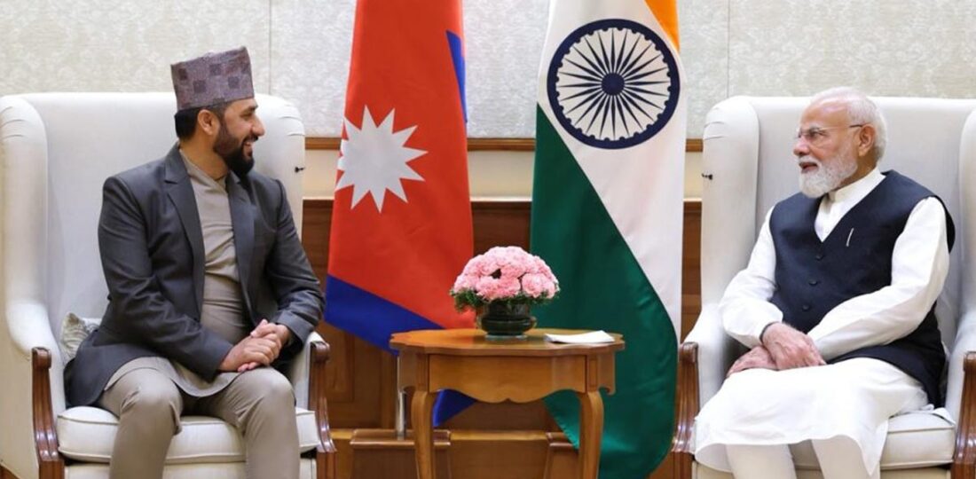 RSP Chair Lamichhane Meets PM Modi During India Visit