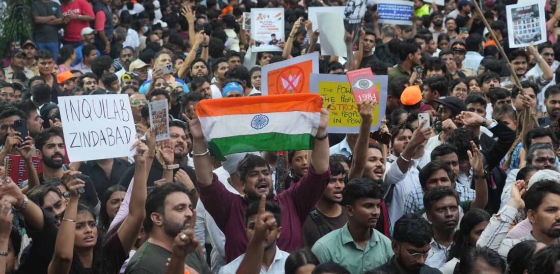 India’s Cockroach Movement Supporters Gather To Attempt A March To Parliament
