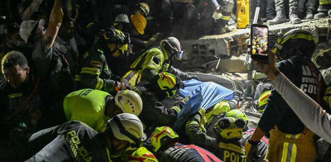 Colombia Rescuers Find Woman Alive As Quake Death Toll Passes 200
