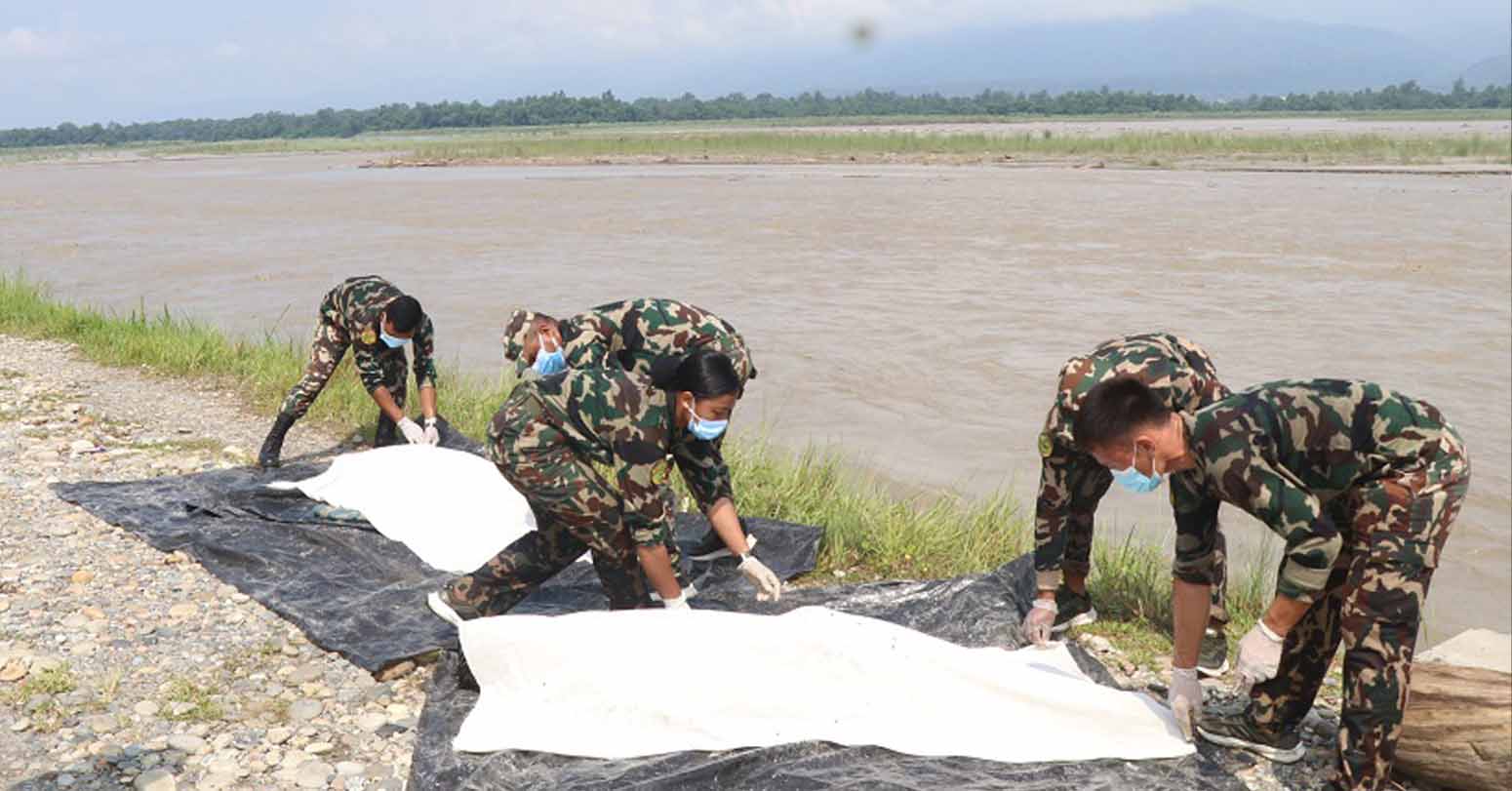 Bhotekoshi Flood: Bodies Retrieved In Chitwan To Be Buried After DNA Collection